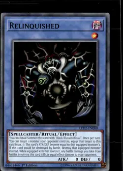 Yugioh Relinquished LED2-EN000 Common 1st Edition LP - Image 3