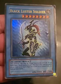 Yu-Gi-Oh - Black Luster Soldier - 1st Edition - SYE-024 - Heavily Played - Image 4