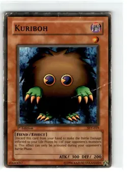Yu-Gi-Oh! Kuriboh Common SYE-019 Heavily Played 1st Edition - Image 1