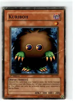 Yu-Gi-Oh! Kuriboh Common SYE-019 Heavily Played 1st Edition - Image 3