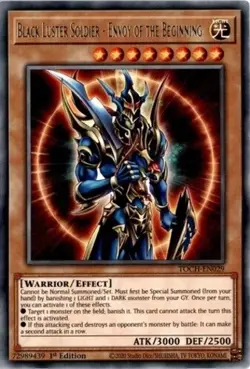 Yugioh! LP Black Luster Soldier - Envoy of the Beginning - TOCH-EN029 - Rare - 1 - Image 2