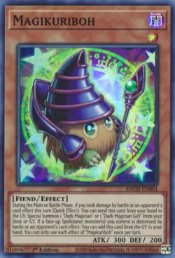 Yugioh! LP Magikuriboh - BACH-EN001 - Super Rare - 1st Edition Lightly Played, E - Image 1