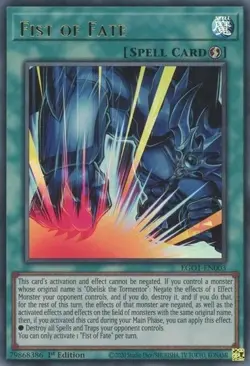 Yugioh - Fist of Fate (Ultra Rare) (Unlimited) - EGO1-EN003 P - Image 1