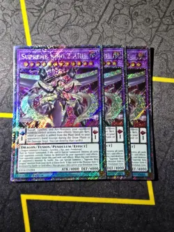 3x Supreme King Z-ARC - RA04-EN284 - Platinum Rare - 1st Edition -Yugioh Playset - Image 2