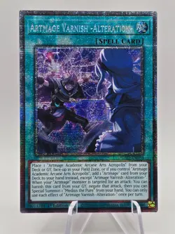 Artmage Varnish -Alteration- (Starlight Rare) DUAD-EN058 Duelist's Advance 1st Edition - Image 2