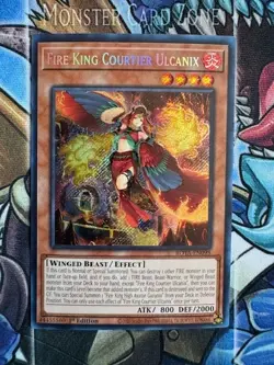 Fire King Courtier Ulcanix ROTA-EN098 Secret Rare NM-M 1st Edition - Image 1
