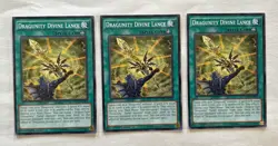 3X LP Dragunity Divine Lance - SECE-EN062 - Common - 1st Edition  YuGiOh - Image 1