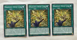 3X LP Dragunity Divine Lance - SECE-EN062 - Common - 1st Edition  YuGiOh - Image 3
