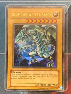 YUGIOH ULTRA RARE LP BLUE EYES WHITE DRAGON JMP-001 - Image 14