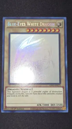 Yugioh! Blue-Eyes White Dragon GFP2-EN175 Ghost Rare 1st Ed - Image 1