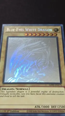 Yugioh! Blue-Eyes White Dragon GFP2-EN175 Ghost Rare 1st Ed - Image 8