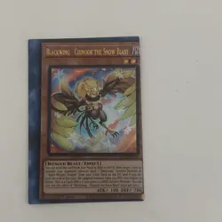 Yugioh Blackwing-chinook The Snow Blast Mp22 Huge Miscut/misprint Nm - Image 1