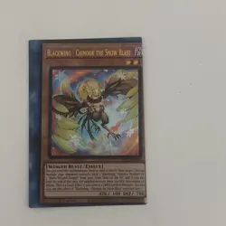 Yugioh Blackwing-chinook The Snow Blast Mp22 Huge Miscut/misprint Nm - Image 3