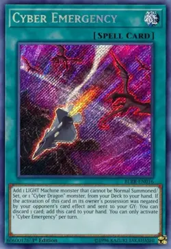 Cyber Emergency - BLRR-EN016 - Secret Rare - 1st Edition Yugioh - Image 1