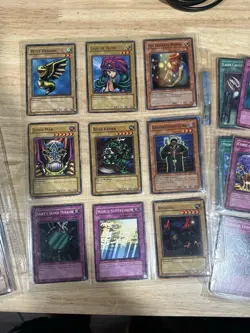 Yu-Gi-Oh! 1996 Binder Sheets With Cards - Image 10