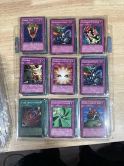 Yu-Gi-Oh! 1996 Binder Sheets With Cards - Image 12