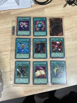 Yu-Gi-Oh! 1996 Binder Sheets With Cards - Image 13