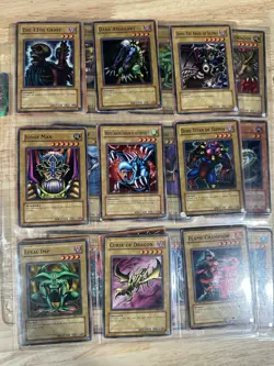 Yu-Gi-Oh! 1996 Binder Sheets With Cards - Image 15