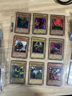 Yu-Gi-Oh! 1996 Binder Sheets With Cards - Image 19