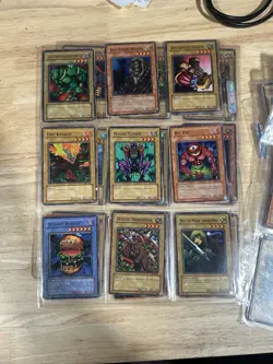 Yu-Gi-Oh! 1996 Binder Sheets With Cards - Image 2