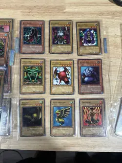Yu-Gi-Oh! 1996 Binder Sheets With Cards - Image 6