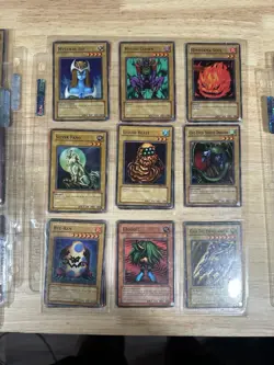 Yu-Gi-Oh! 1996 Binder Sheets With Cards - Image 7