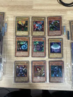 Yu-Gi-Oh! 1996 Binder Sheets With Cards - Image 8
