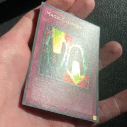 Yu-Gi-Oh! Magic Cylinder LON-104 Secret Rare foil shift misprint 1st edition - Image 2