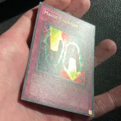 Yu-Gi-Oh! Magic Cylinder LON-104 Secret Rare foil shift misprint 1st edition - Image 6