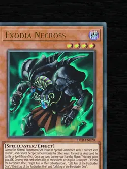 Yu-Gi-Oh Exodia Necross DCR-EN020 Dark Crisis 25th Anniversary Ultra Rare 2023 - Image 6