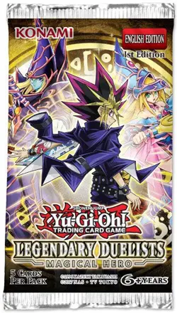 Yugioh TCG! Legendary Duelists: Magical Hero 1st Edition Booster Pack - Sealed - Image 2