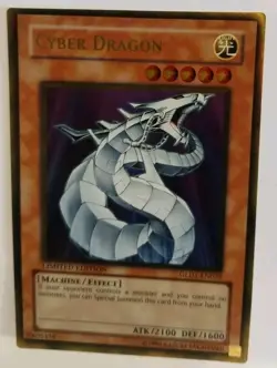 Cyber Dragon GLD1-EN022 Gold Rare Limited Edition Yu-Gi-Oh - Image 1