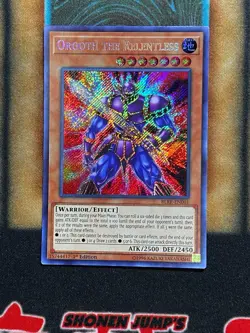 Yugioh Orgoth The Relentless BLRR-EN001 Secret Rare 1st Ed LP - Image 1