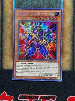 Yugioh Orgoth The Relentless BLRR-EN001 Secret Rare 1st Ed LP - Image 2