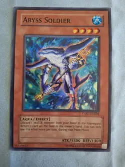 Abyss Soldier (Capsule Monster Coliseum) CMC-EN001 Super Rare NM Limited - Image 1
