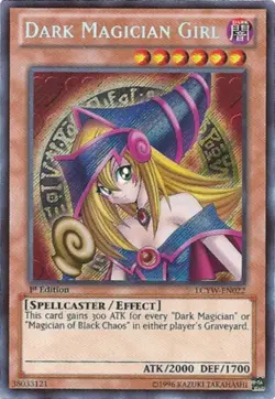 Yugioh! LP Dark Magician Girl - LCYW-EN022 - Secret Rare - 1st Edition Lightly P - Image 2