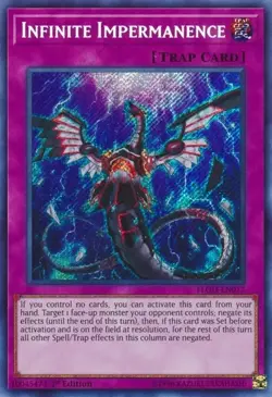 Infinite Impermanence - FLOD-EN077 - Secret Rare - 1st Edition Yugioh - Image 1