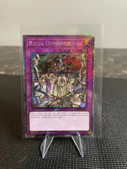 Royal Oppression (Quarter Century Secret Rare) RA04-EN120 Quarter Century Stampede 1st Edition - Image 2