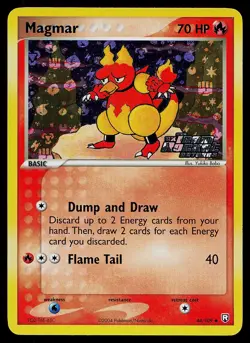 Pokemon Card - Magmar Team Rocket Returns 44/109 Reverse Holo Stamped - Image 1