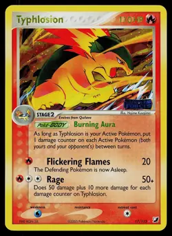 Pokemon Card - Typhlosion Unseen Forces 17/115 Reverse Holo Stamped - Image 1