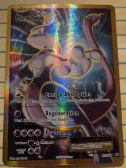 PokÃ©mon TCG Mewtwo EX 103/108 XY Evolutions Secret Rare Holo Card NM - Image 1