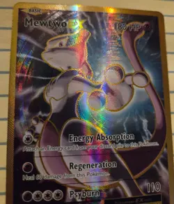 PokÃ©mon TCG Mewtwo EX 103/108 XY Evolutions Secret Rare Holo Card NM - Image 2
