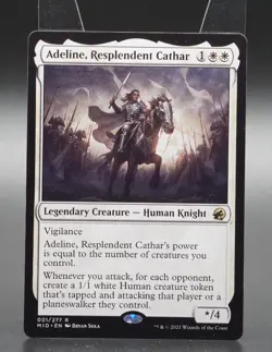 Magic The Gathering MTG Adeline, Resplendent Cathar Midnight Hunt - Image 1