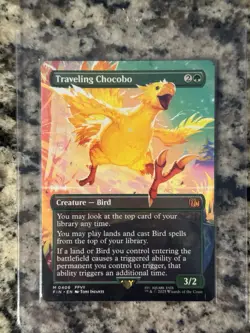 MTG: Final Fantasy Traveling Chocobo Mythic 0406 (Borderless) Regular Non-Foil - Image 1