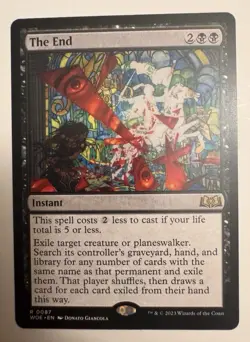 The End #87 (NM) Wilds of Eldraine WOE Magic MTG - Image 1