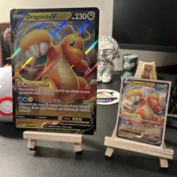 Dragonite V SWSH154 Promo Jumbo Card and Standard Size - Image 1