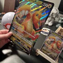 Dragonite V SWSH154 Promo Jumbo Card and Standard Size - Image 5