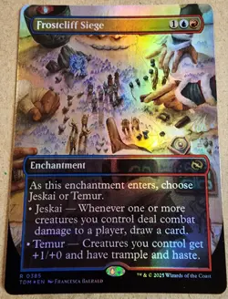 Frostcliff Siege - #385 Foil (Borderless) Tarkir: Dragonstorm - Mtg - Image 1
