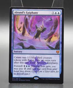 Magic The Gathering MTG  Alrund's Epiphany Kaldheim FOIL #41 - Image 1