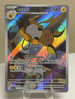 Raichu 211/193 Sv02: Paldea Evolved Holo Illustration Rare Pokemon Full Art - Image 1